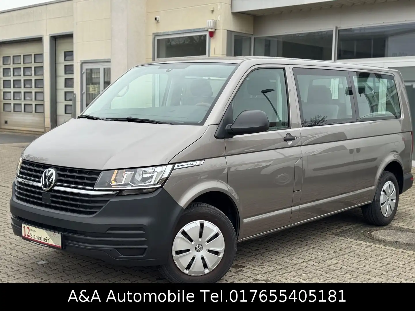 Volkswagen T6 Caravelle T6.1 Caravelle Trendline Lang Garantie 01/27 Beige - 1