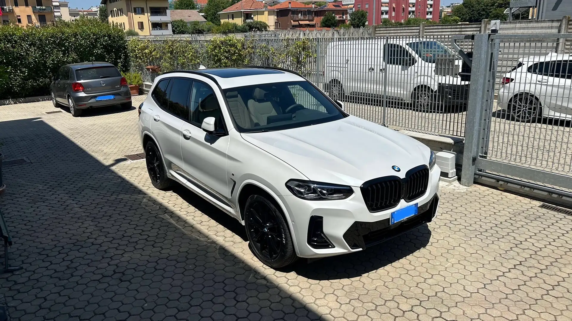 BMW X3 xdrive20d mhev 48V Msport auto Bianco - 1