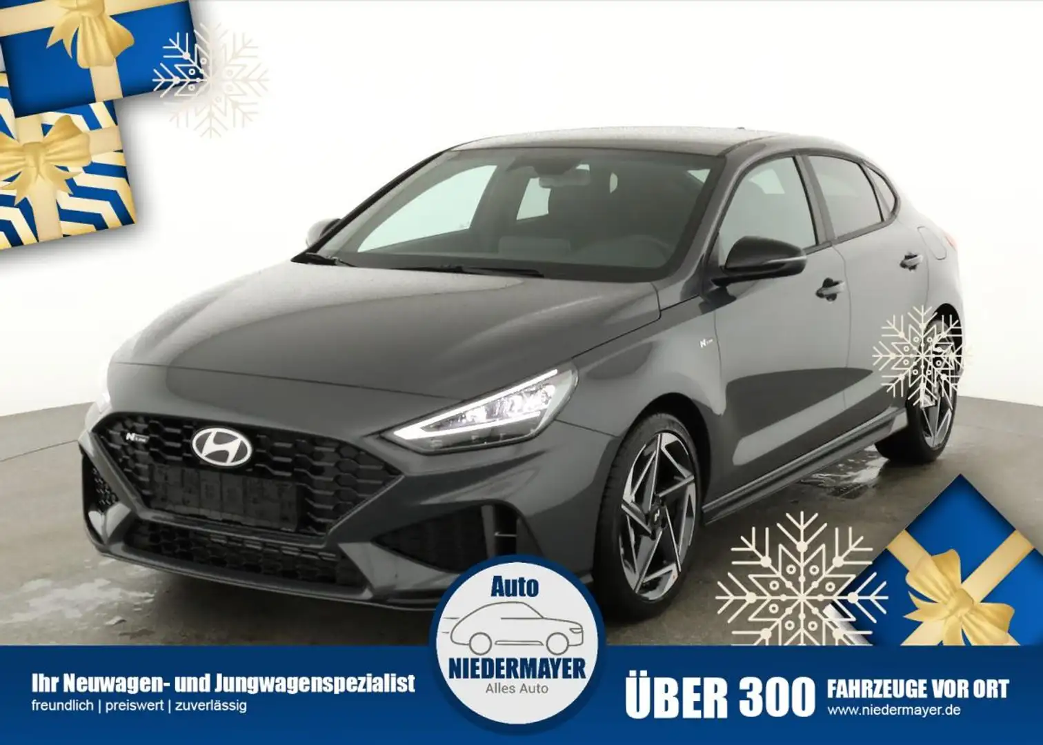 Hyundai i30 1.5 T-GDI DCT Fastback N-LINE, Navi, 18-Zoll, Kame Grau - 1