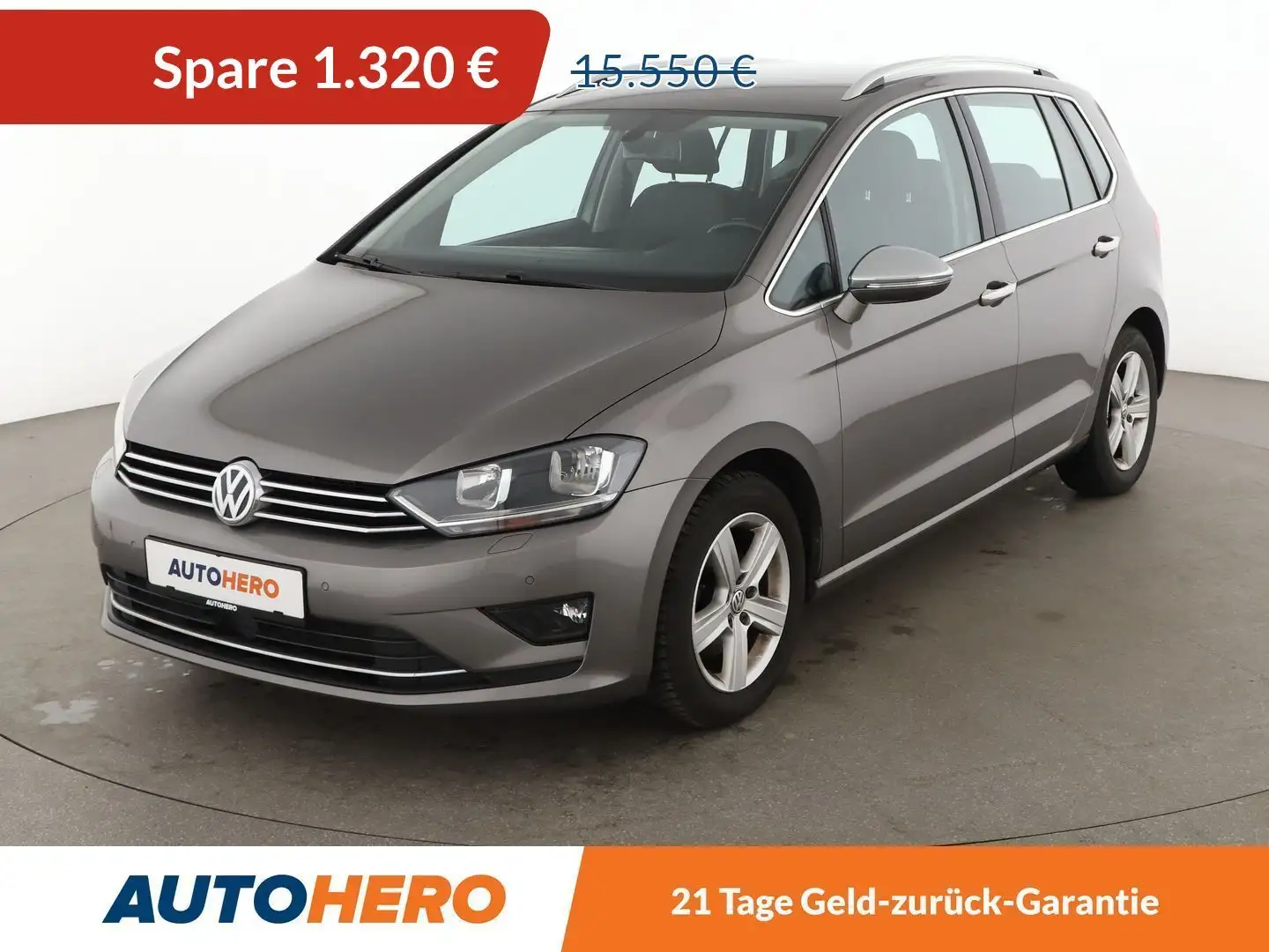 Volkswagen Golf Sportsvan 1.4 TSI Highline BMT Aut.*NAVI*ACC*CAM*PDC*SHZ* Grau - 1