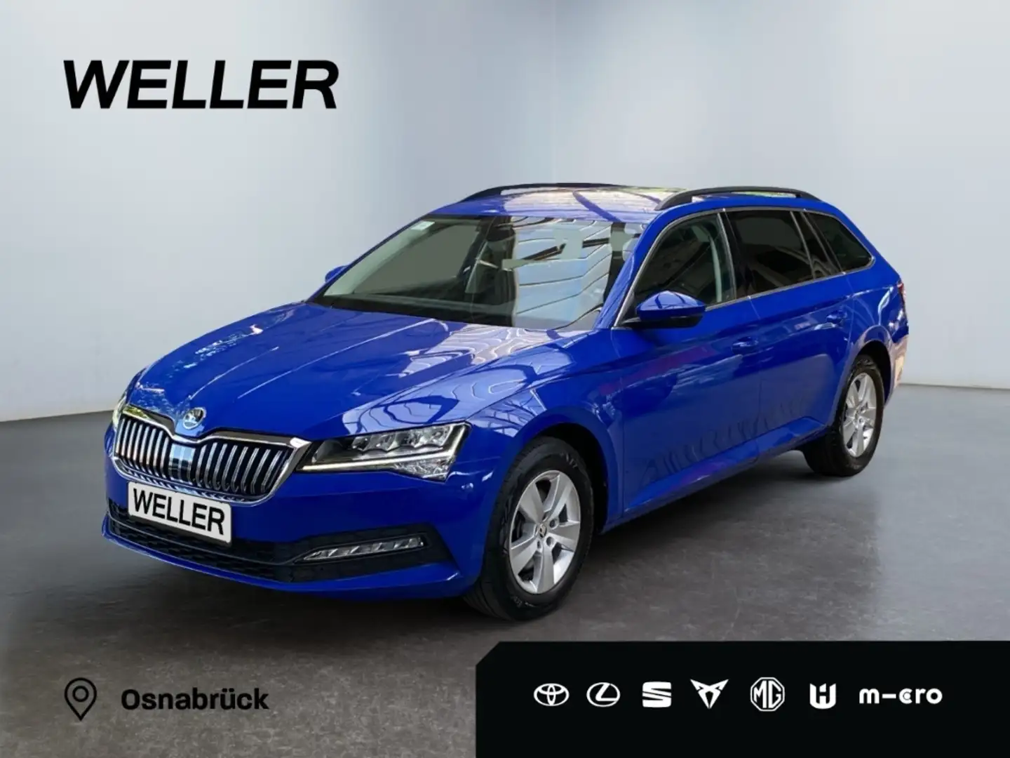 Skoda Superb Combi 2.0 TDI DSG Ambition *Navi*ACC*SHZ 4x* Blau - 1