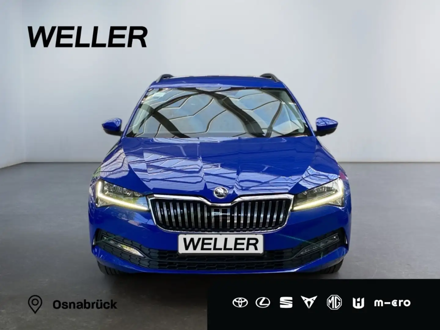 Skoda Superb Combi 2.0 TDI DSG Ambition *Navi*ACC*SHZ 4x* Blau - 2