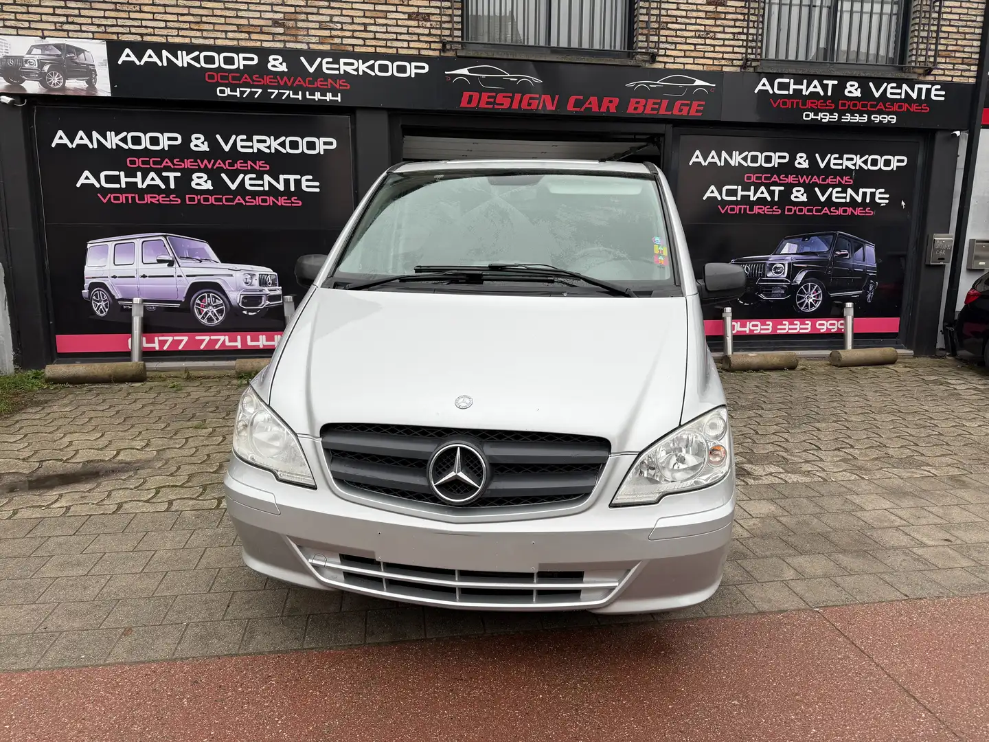 Mercedes-Benz Vito 9 Place Airco*Très bon Conditions*Garantie 1an* Argent - 2