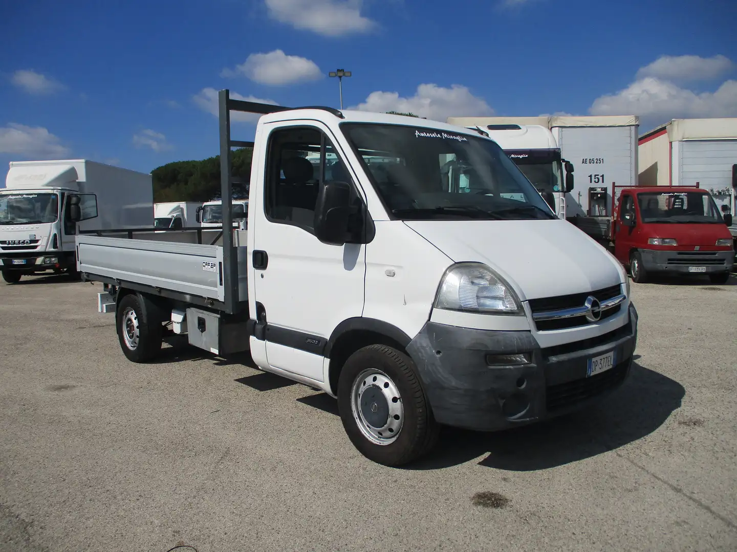 Opel Movano 2.5 120 CV CASSONE FISSO PIANALE DA 3.50 METRI Білий - 1