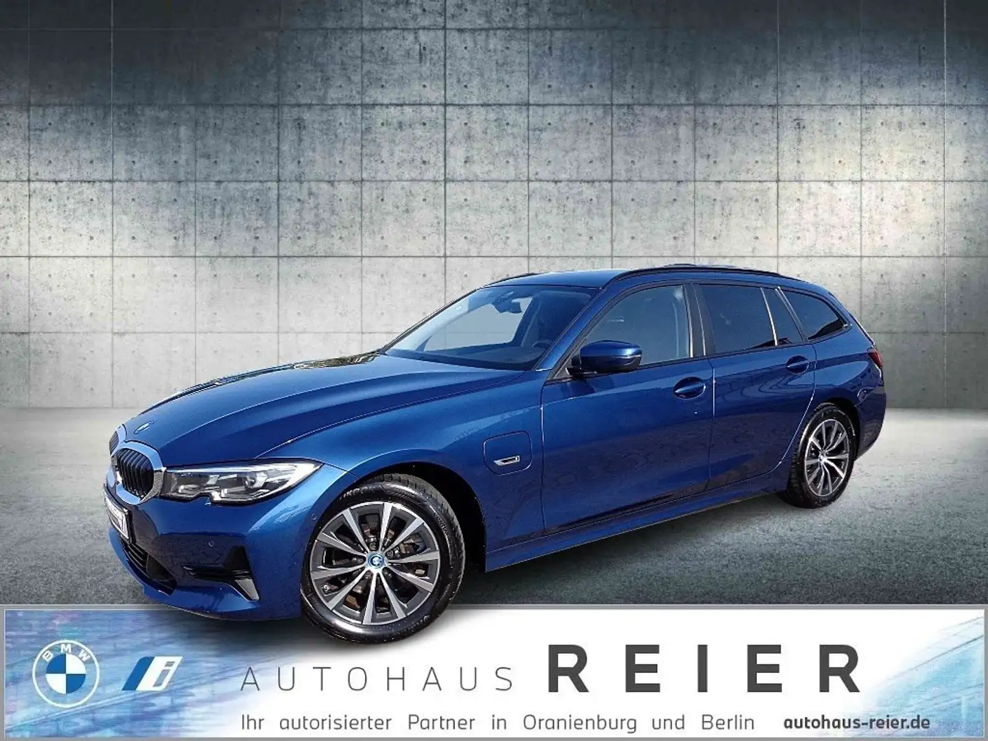 BMW 320 e Touring,Navi,ACC,LED,Komfortzg,AHK Bleu - 1