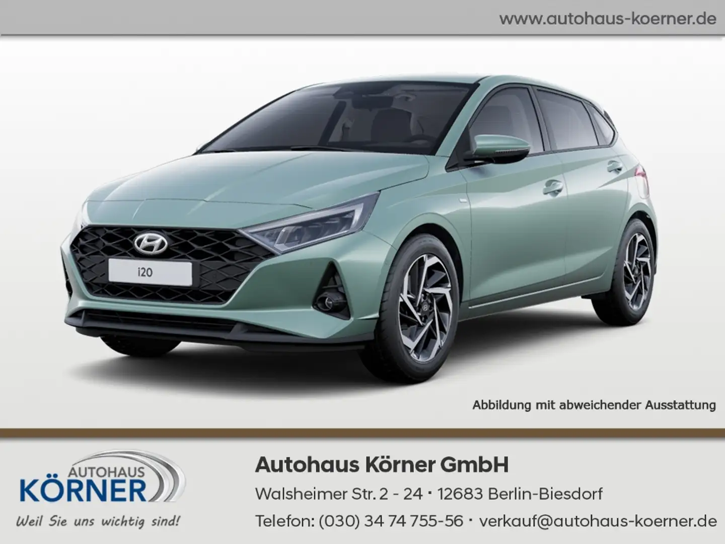 Hyundai i20 1.2 SELECT NAVI APPLE CARPlAY ANDROID AUTO DAB . Groen - 1