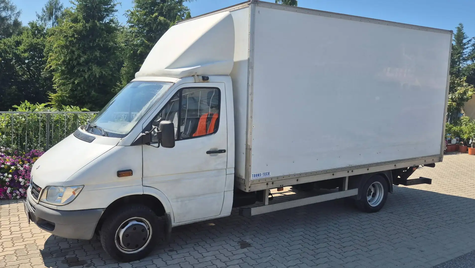 Mercedes-Benz Sprinter Sprinter 413 CDI Koffer + Palfinger Ladebordwand + AHK – Motor überhol Weiß - 1