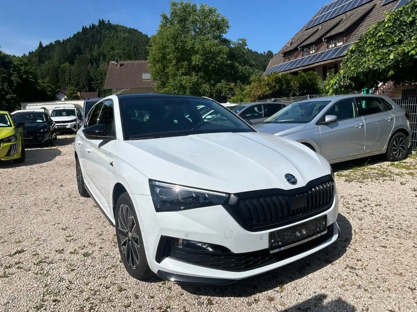 Skoda Scala Monte Carlo Kamera,SHZ,LED,Panoramadach Weiß - 2
