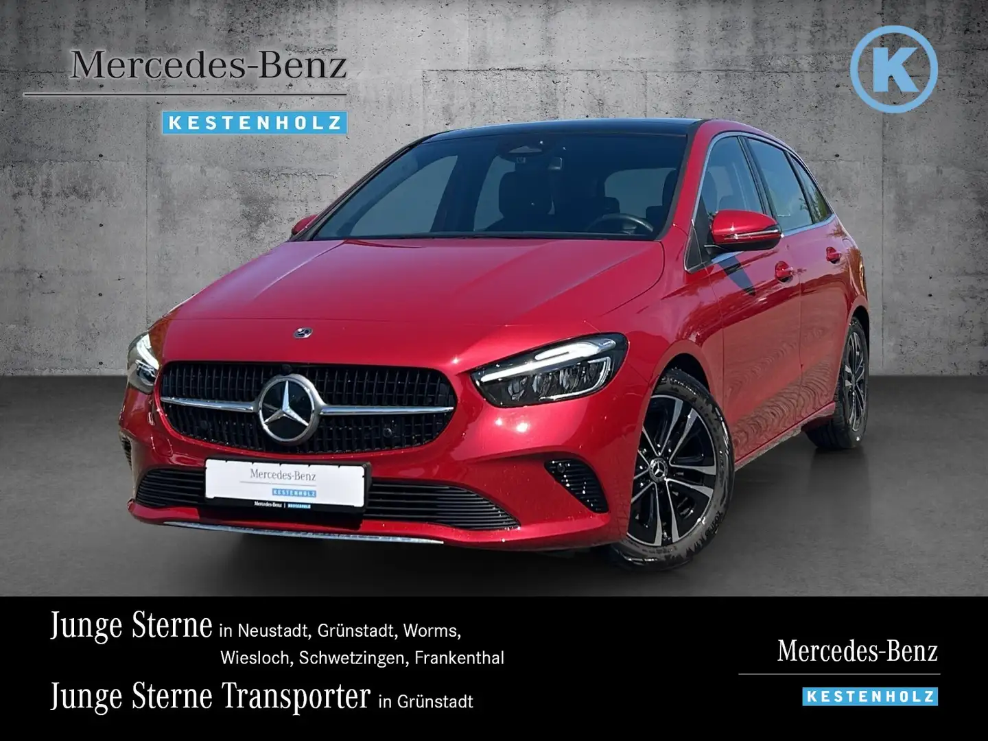 Mercedes-Benz B 220 B 220 d PROGESSIVE+PANO+AHK+KAMERA+LED+EASYPACK Rouge - 1