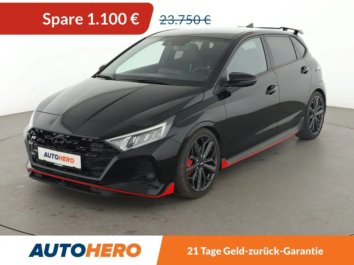 Hyundai i20 1.6 T-GDI N Performance*NAVI*LED*CAM*SPUR*PDC*SHZ* Noir - 1