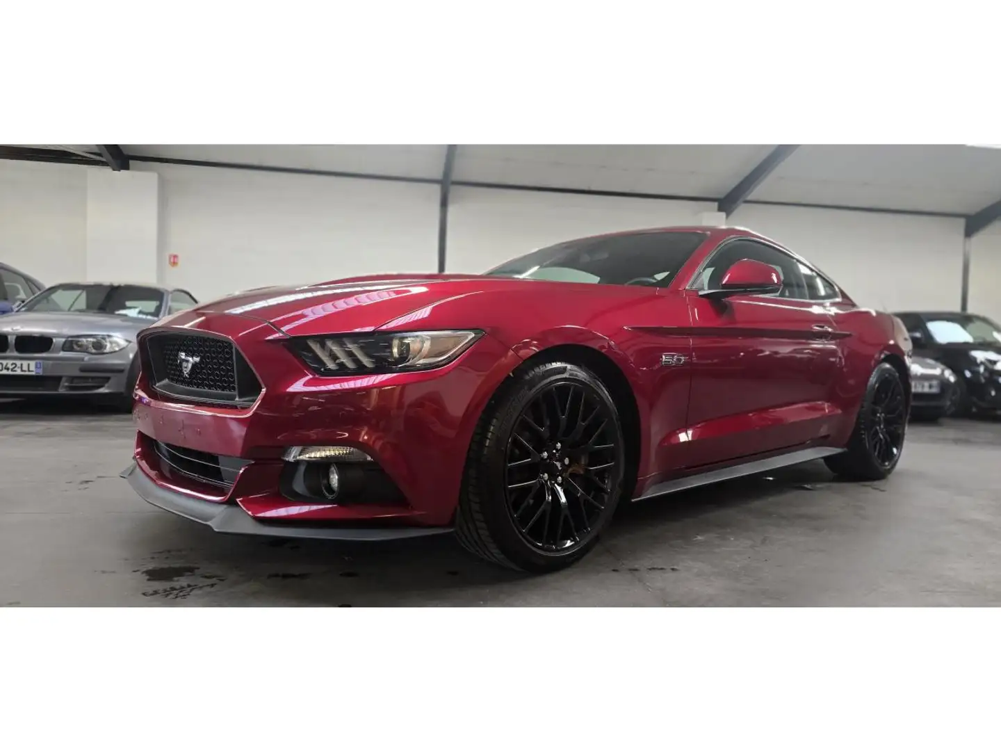 Ford Mustang GT FASTBACK 5.0 V8 420 BVA / FULL HISTO FORD / MALUS INCLUS Rouge - 2