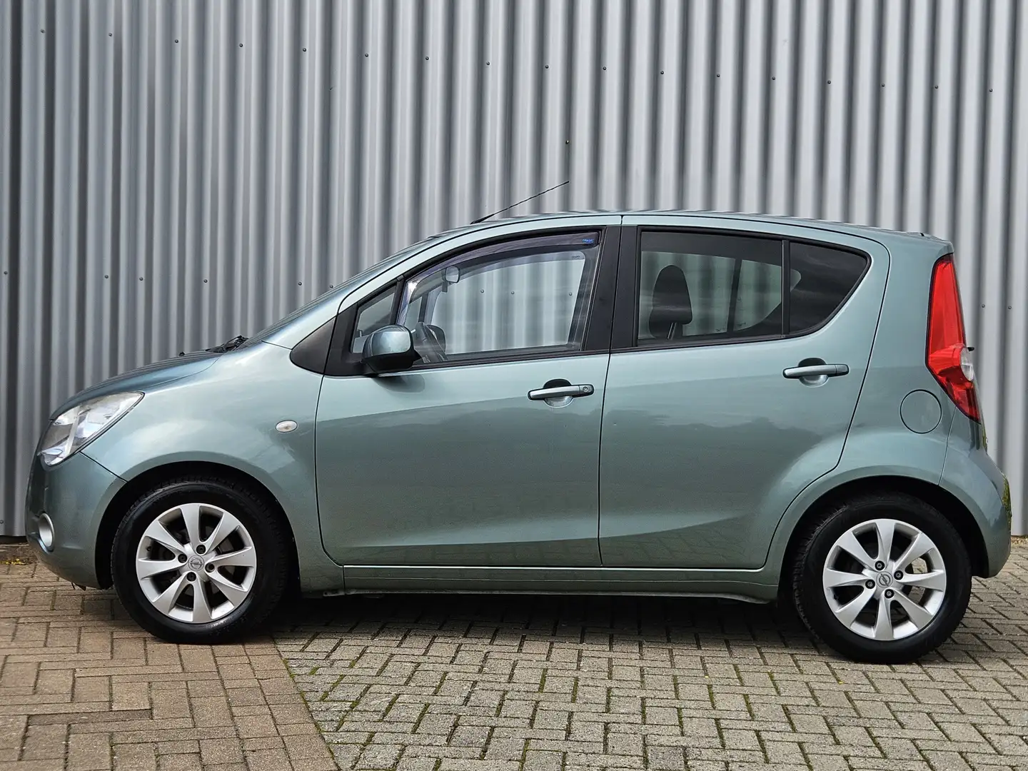 Opel Agila 1.0 Edition /Airco/PDC/Navi/LMV/90.619km NAP! Groen - 2