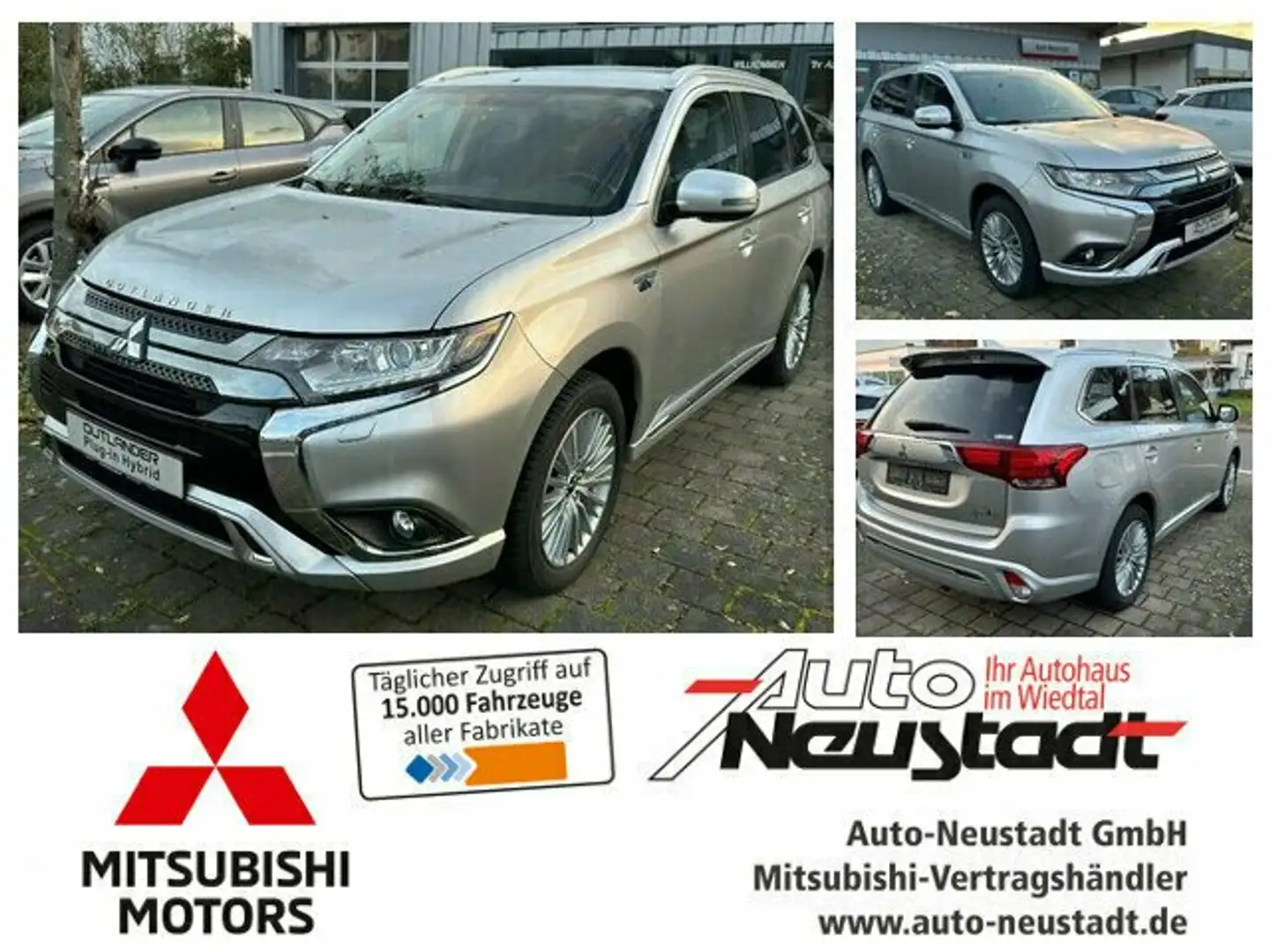 Mitsubishi Outlander Outlander Plug-in Hybrid BASIS Spirit-Paket 2.4 MI Silber - 1