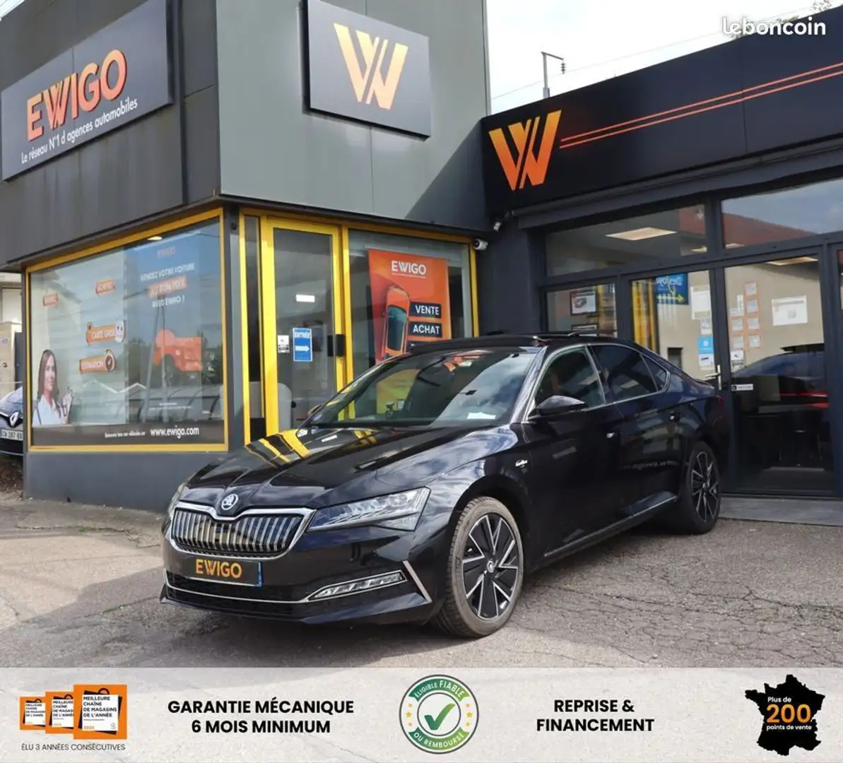 Skoda Superb 1.4 tsi 218 ch (13kwh) laurin & klement Noir - 1