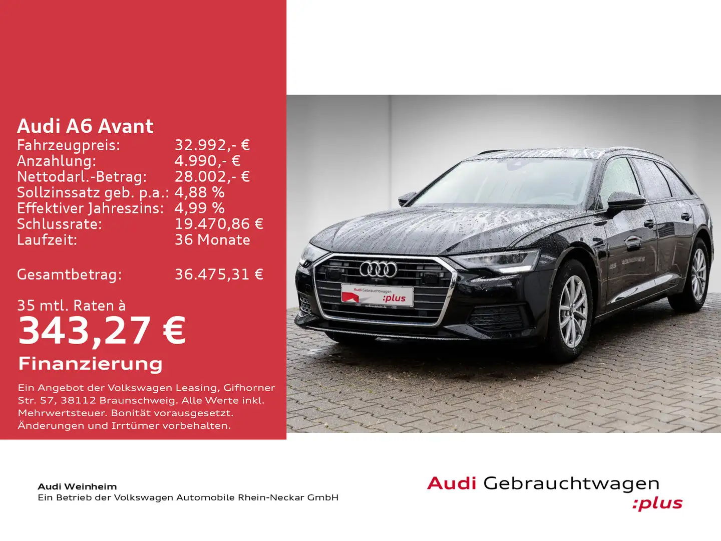 Audi A6 40 TDI LED AHK Navi Standheizung uvm. Schwarz - 2