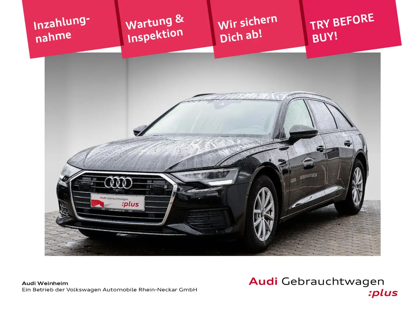 Audi A6 40 TDI LED AHK Navi Standheizung uvm. Schwarz - 1