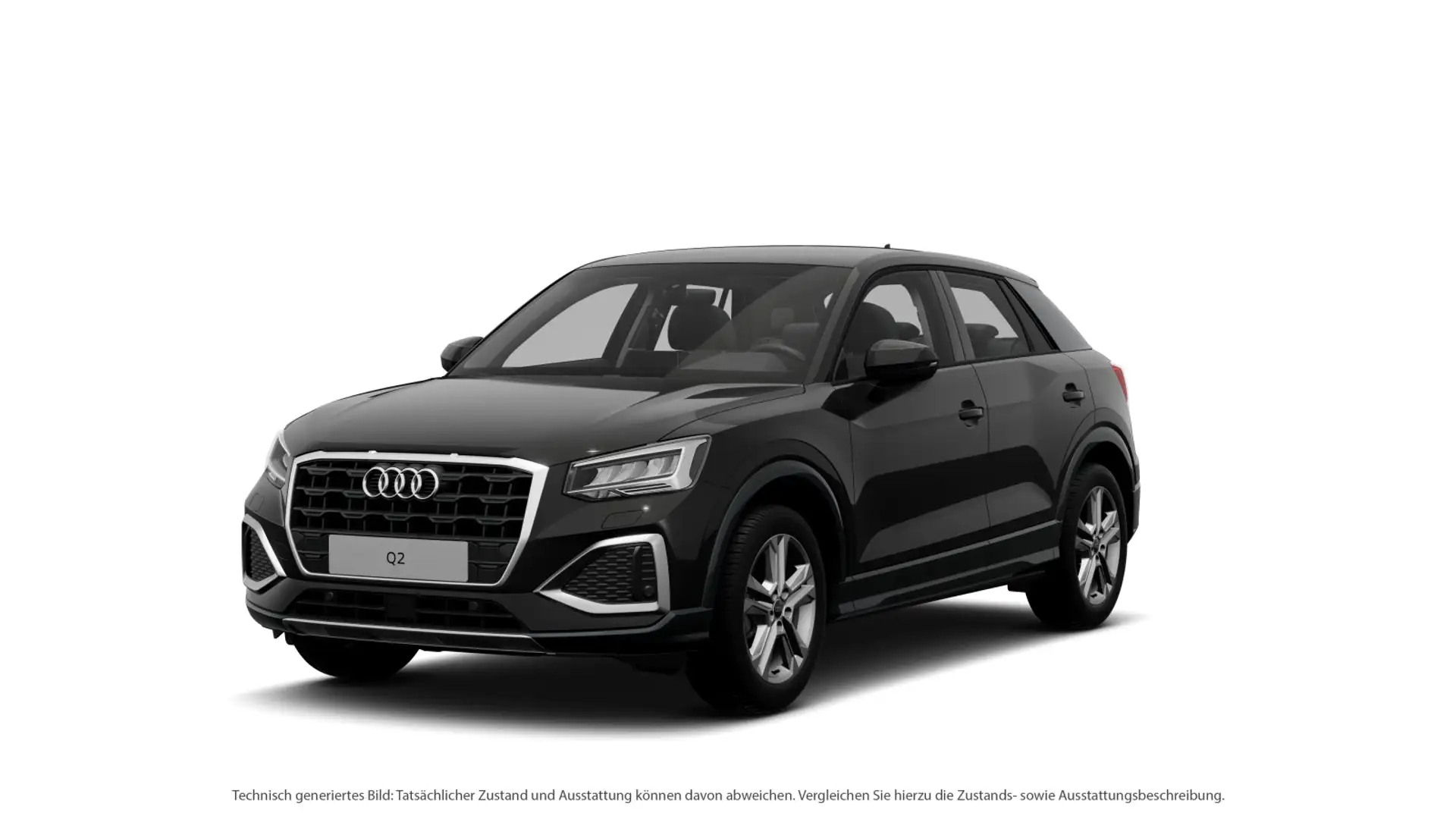 Audi Q2 advanced 30 TDI 85(116) kW(PS) S tronic , Zwart - 1