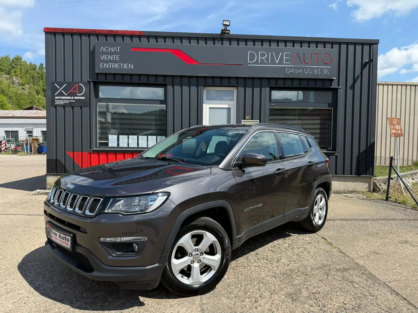 Jeep Compass 1.4 Turbo / Carplay / Gps / Camera /Capteurs /Cuir Grijs - 1