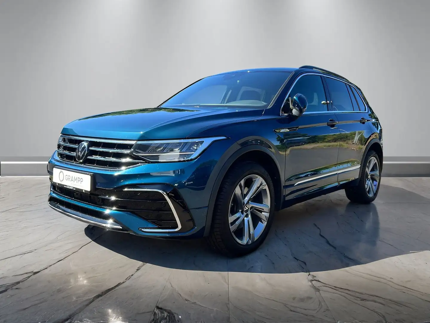 Volkswagen Tiguan R-Line 2.0TDI DSG 4M +AHK+KAMERA+LED+ Bleu - 2