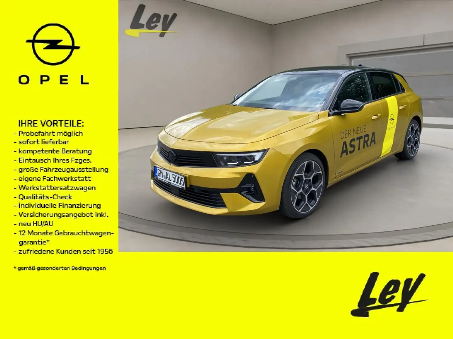 Opel Astra Ultimate Gelb - 1