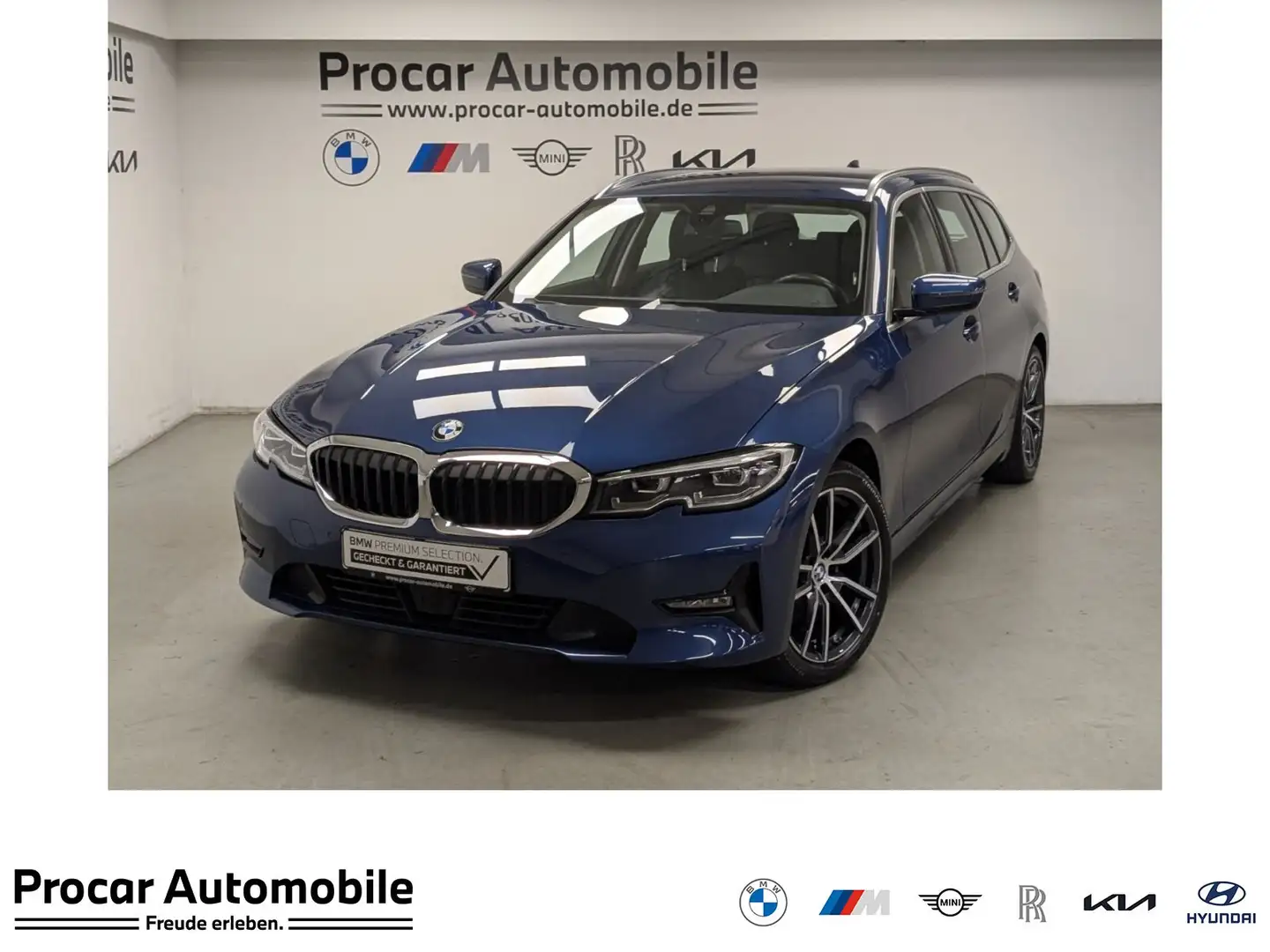 BMW 320 d Touring AHK ACC HiFi DA PDC DAB LED Bleu - 1