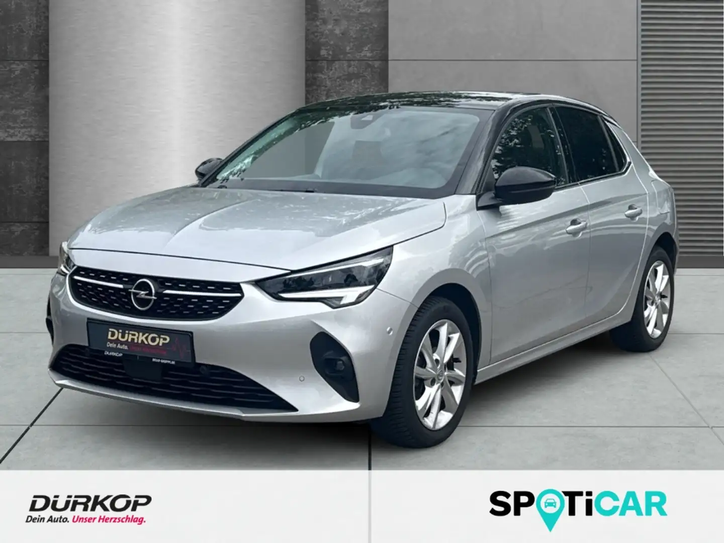 Opel Corsa Elegance 1.2 LED Apple CarPlay Android Auto Klimaa Argent - 1