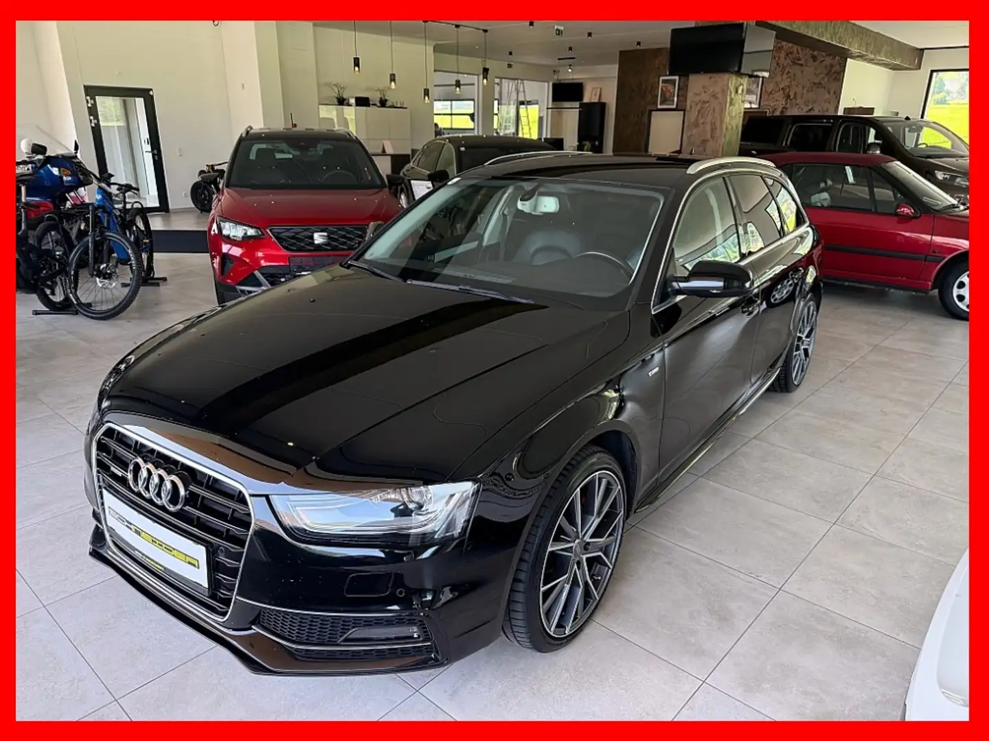 Audi A4 Avant 2,0 TDI quattro Intense S-tronic* S line Schwarz - 1