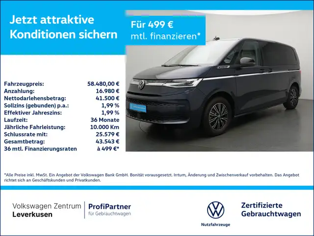 Volkswagen T7 Multivan eHybrid 4Motion Style 7 SITZER AH