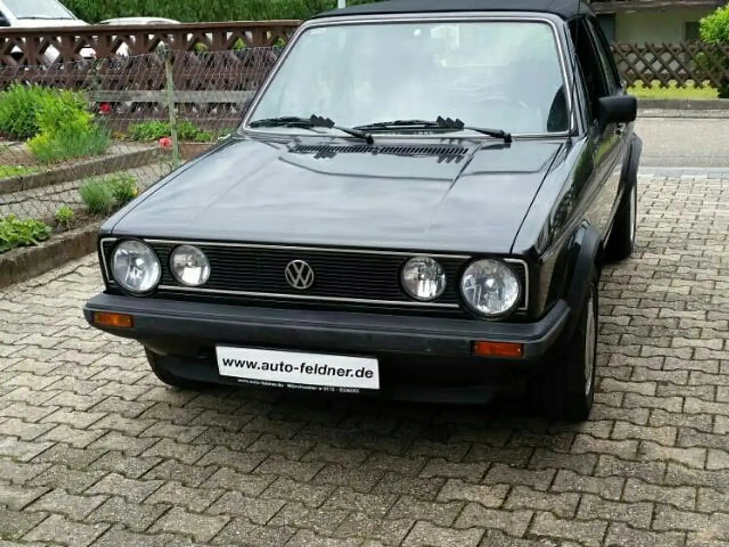 Volkswagen Golf Cabriolet GLI (H-Kennzeichen-Pirelli Felgen-Ledersitze) Schwarz - 1