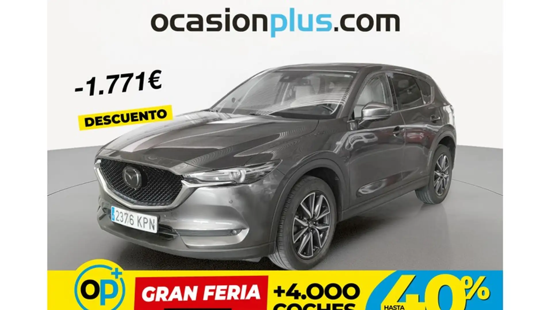Mazda CX-5 2.5 Skyactiv-G Zenith White Sky Cruise 2WD Aut. Gris - 1