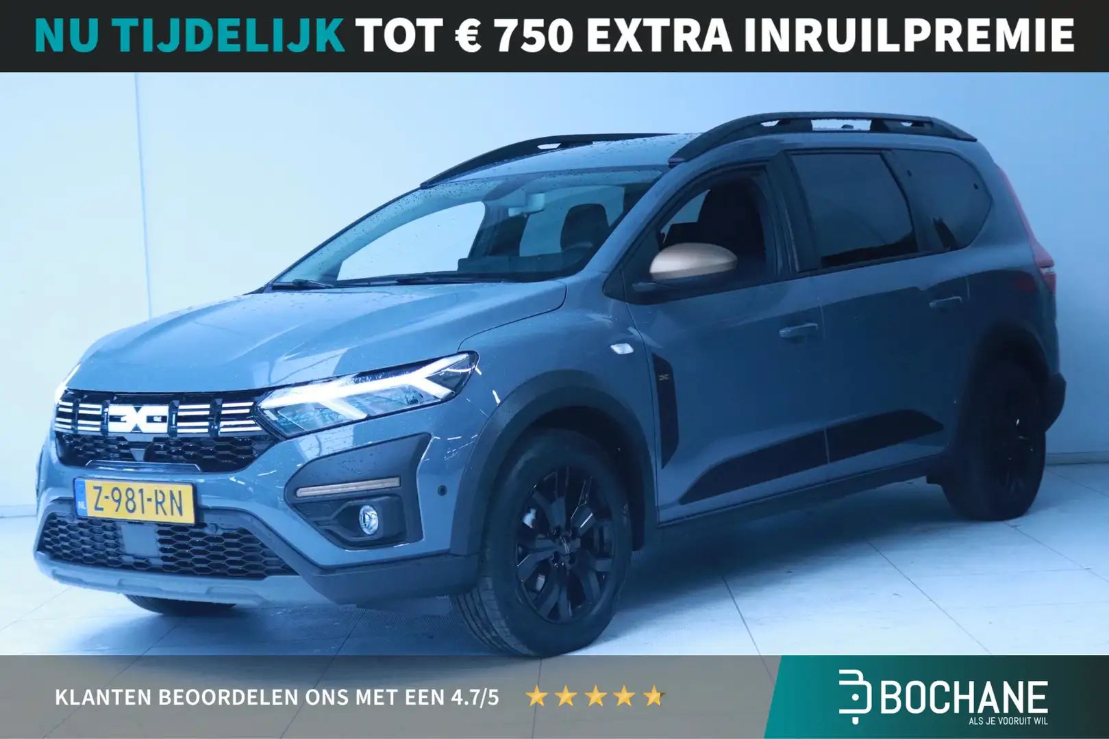 Dacia Jogger 1.6 Hybrid 140 Extreme 7p. | Parkeersenor V+A | Ac Gris - 1