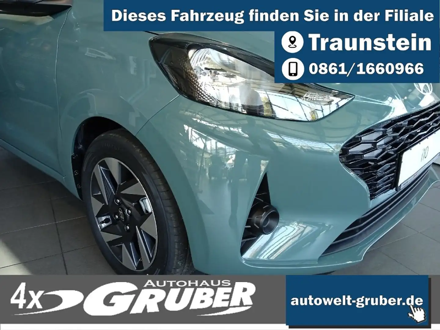 Hyundai i10 Trend Klima+Komfortpaket+Navigation+Alu+Kamera Verde - 2