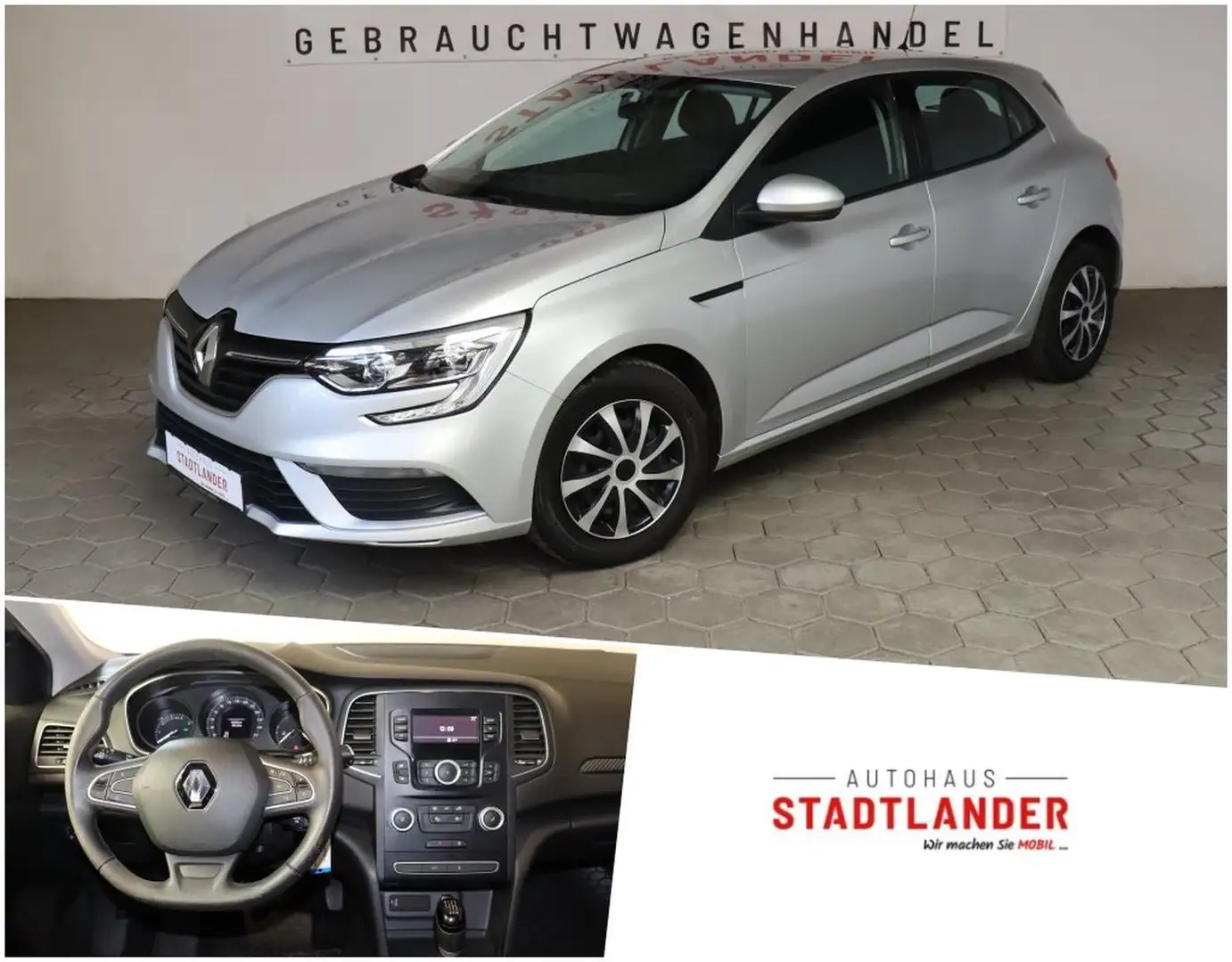 Renault Megane IV 5-trg. Life 1.2 KLIMA*GRA Grau - 1