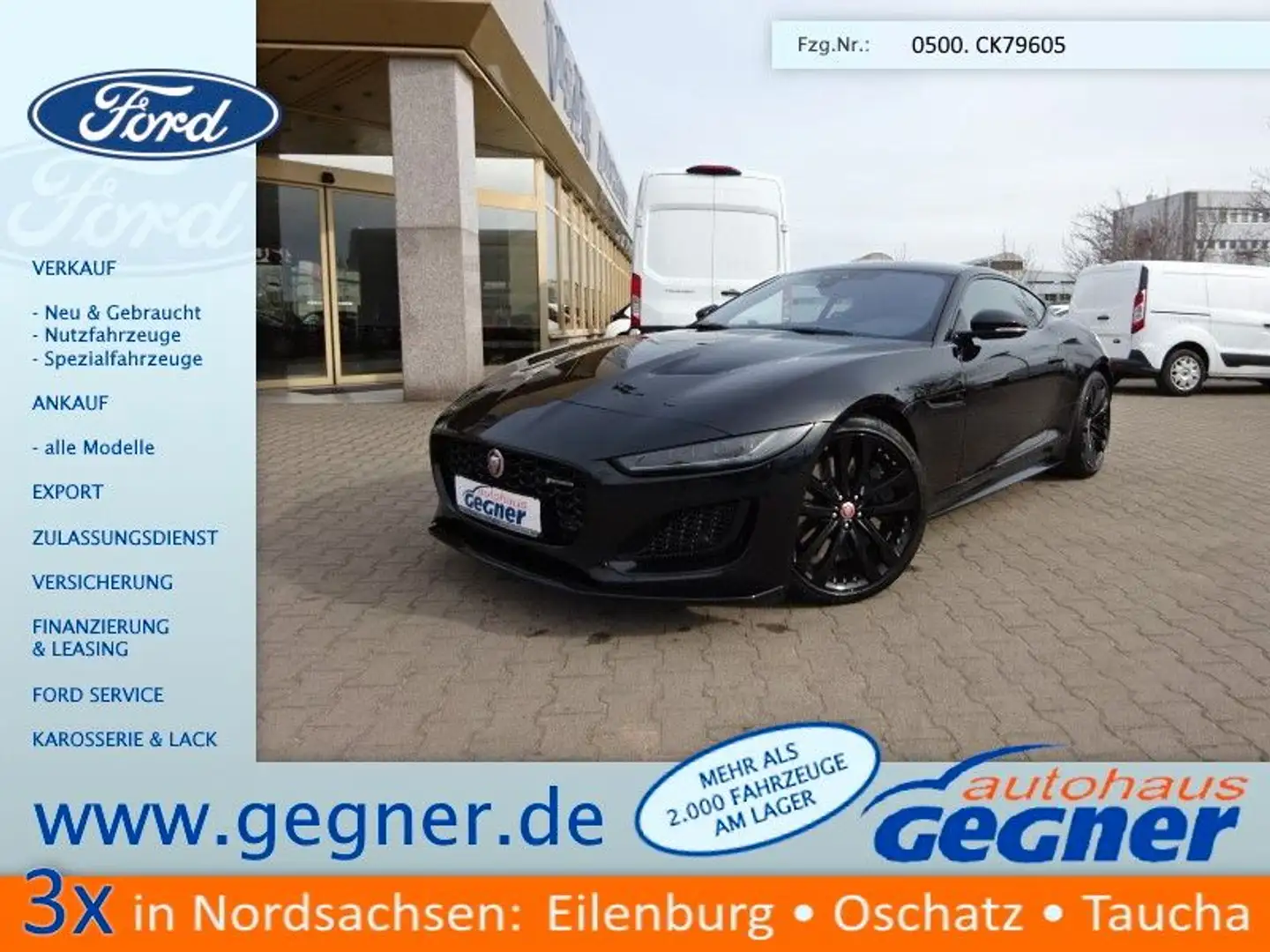Jaguar F-Type Coupe P450 V8 R-Dynamic Black AWD Autm. Negro - 1