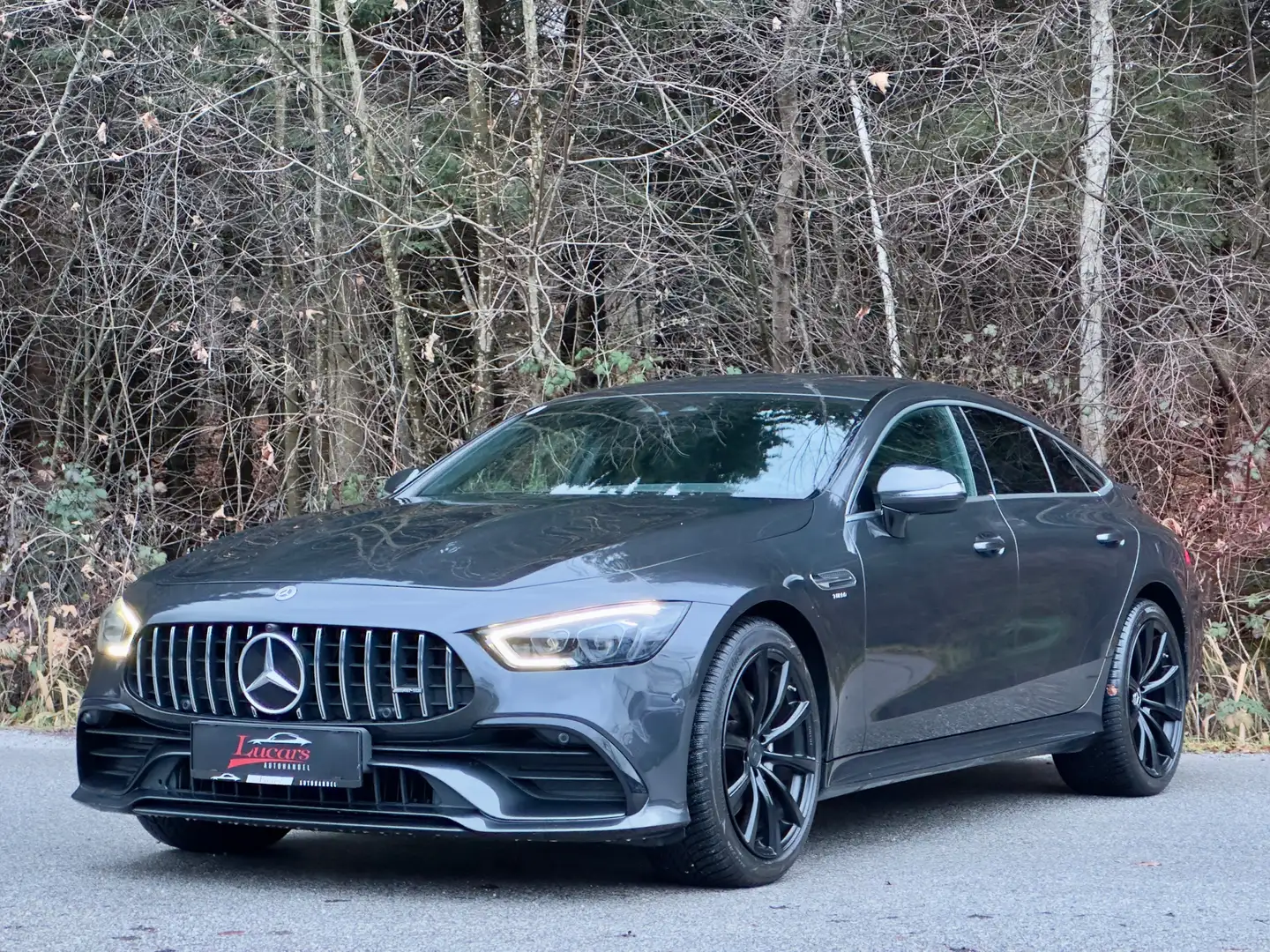 Mercedes-Benz AMG GT 43 4Matic+ S 4 Türer *SPUR*LED*NAVI*TOP ZUSTAND Grau - 1