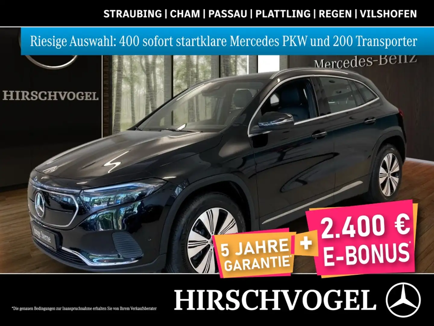 Mercedes-Benz EQA 300 4M Progressive+MBUX+Navi-P.+LED+Kam+PDC Negru - 1