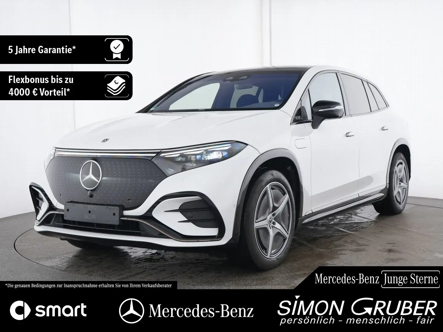 Mercedes-Benz EQS SUV EQS 500 4M SUV AMG Premium+ AHK 7Sitze 118kwh Weiß - 1