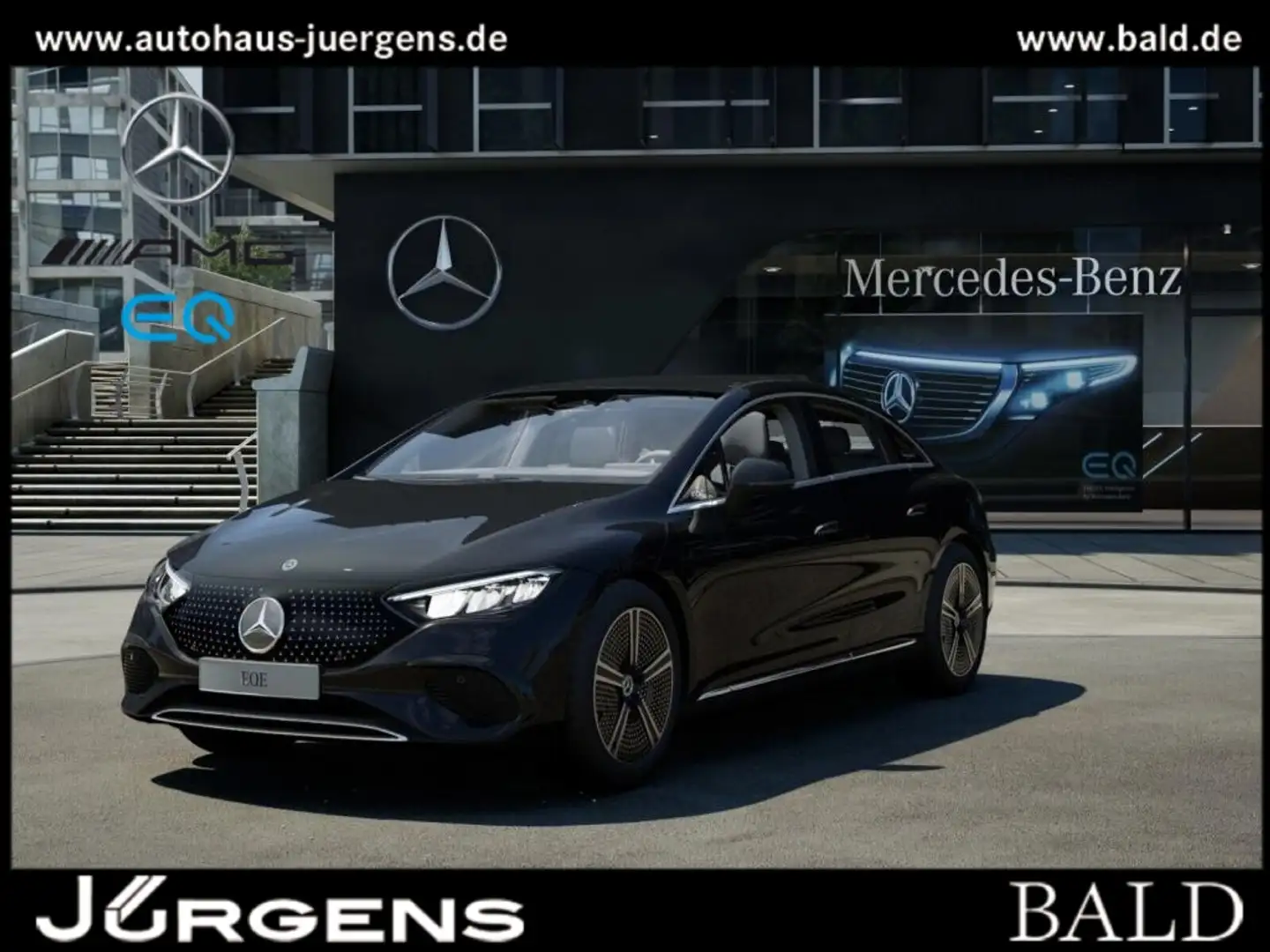 Mercedes-Benz EQE 300 LED/Kamera/HA-Lenkung/Memo/Totw/Distr/20 Schwarz - 1