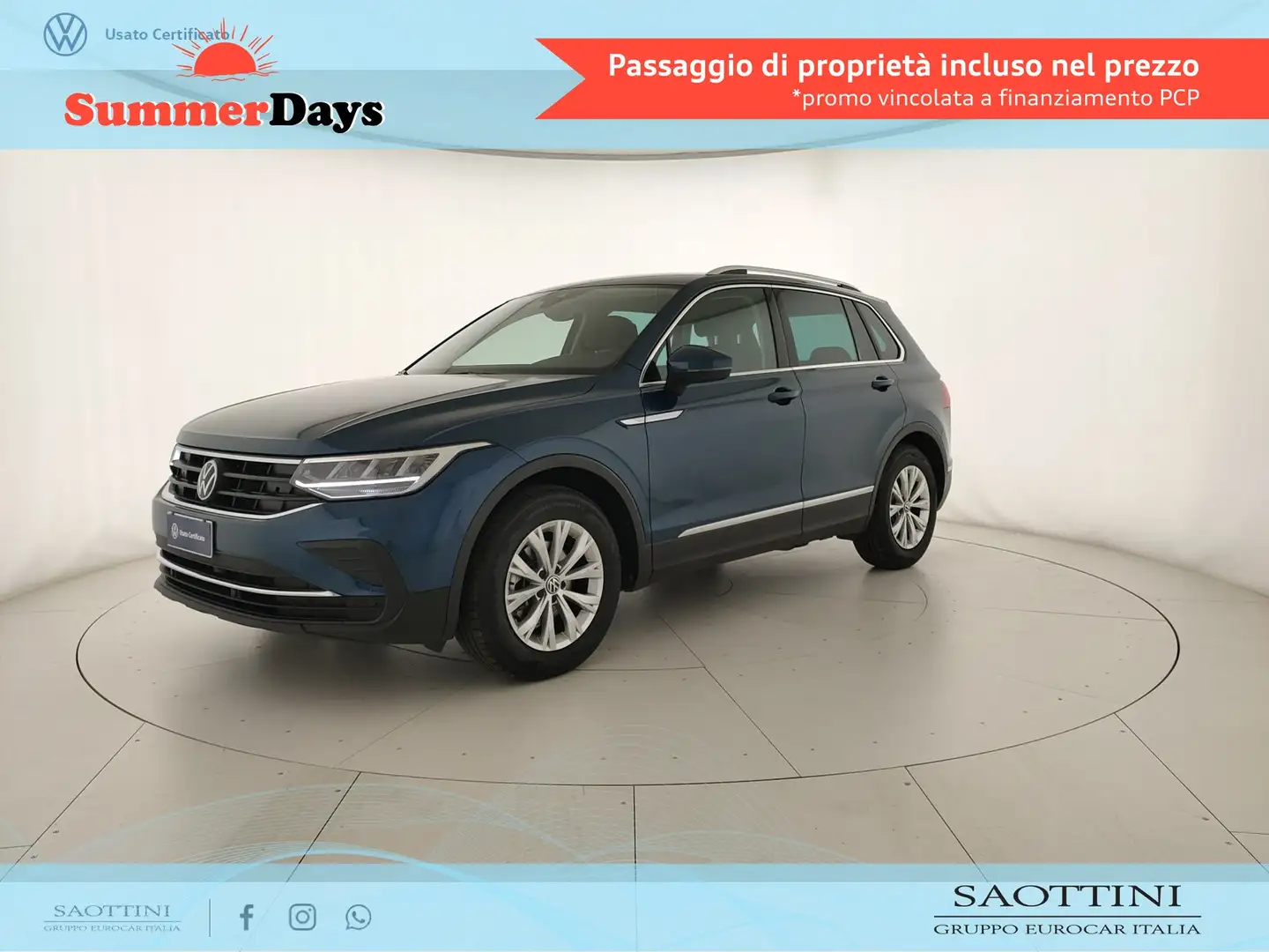 Volkswagen Tiguan 2.0 TDI Life 150 CV DSG Azul - 1