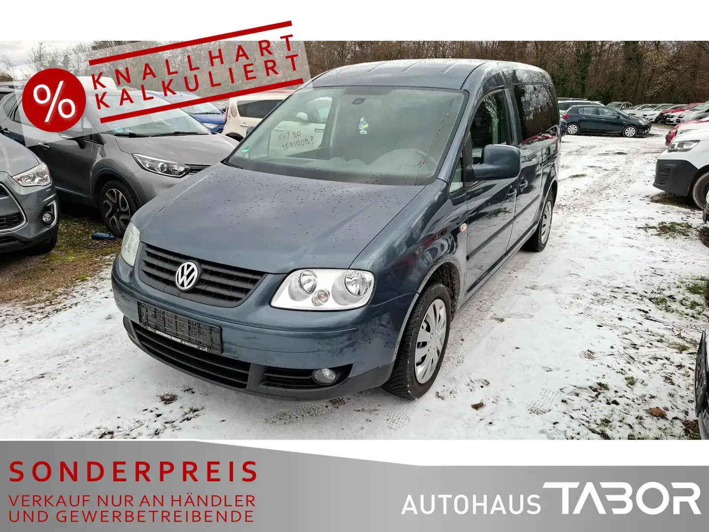 Volkswagen Caddy 1.9 TDI Maxi Gewinner 7S PDC Klima Grau - 1