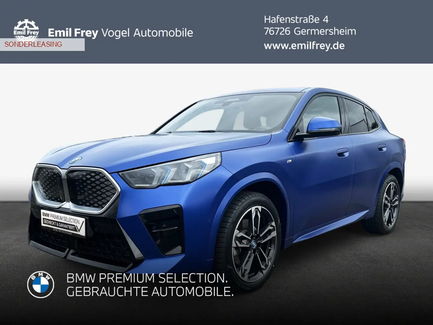 BMW iX2 xDrive30 Bleu - 1