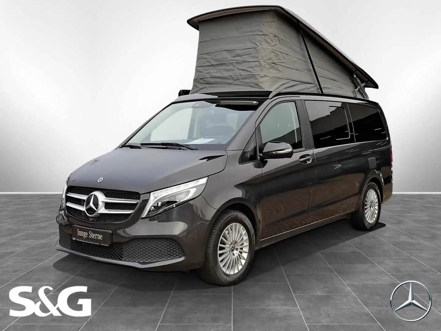 Mercedes-Benz V 300 Marco Polo Spurhalte+ESHD+Spurhalte+Regens Grigio - 1