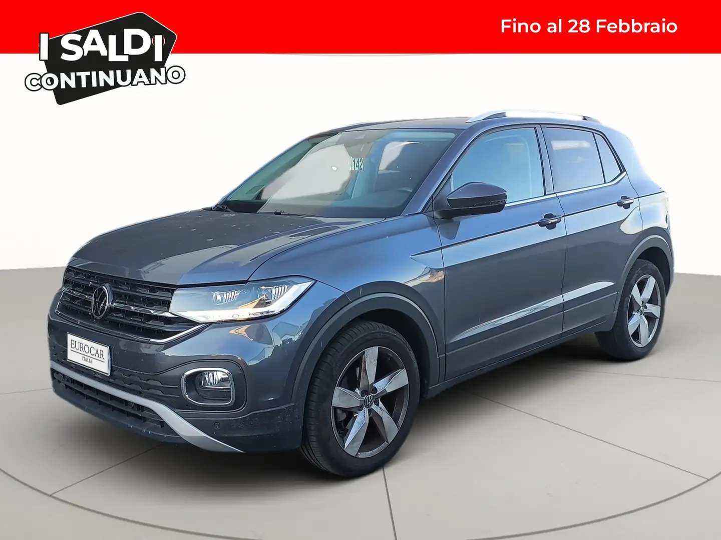 Volkswagen T-Cross 1.0 tsi advanced 110cv Gris - 1