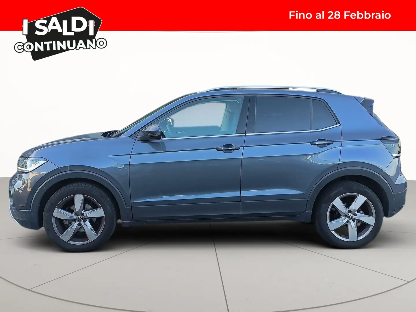 Volkswagen T-Cross 1.0 tsi advanced 110cv Gris - 2