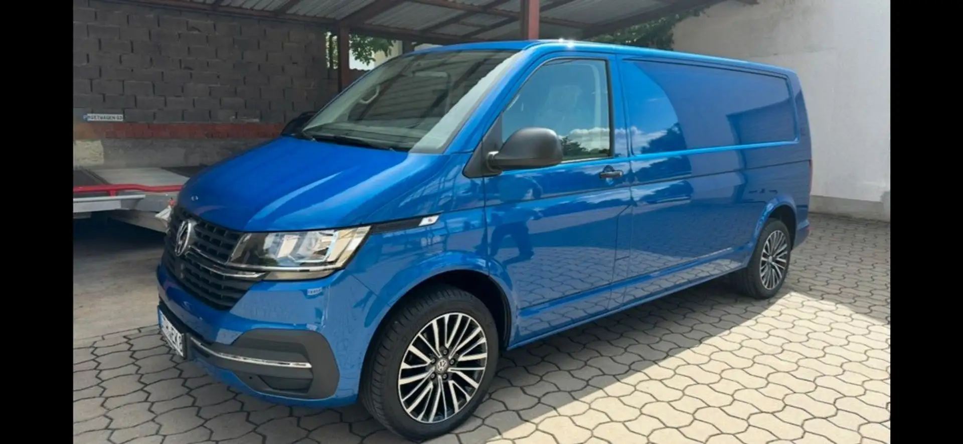 Volkswagen T6 Transporter T6.1 Transporter 4-Motion lang Kasten *AHK+PDC* Blau - 1