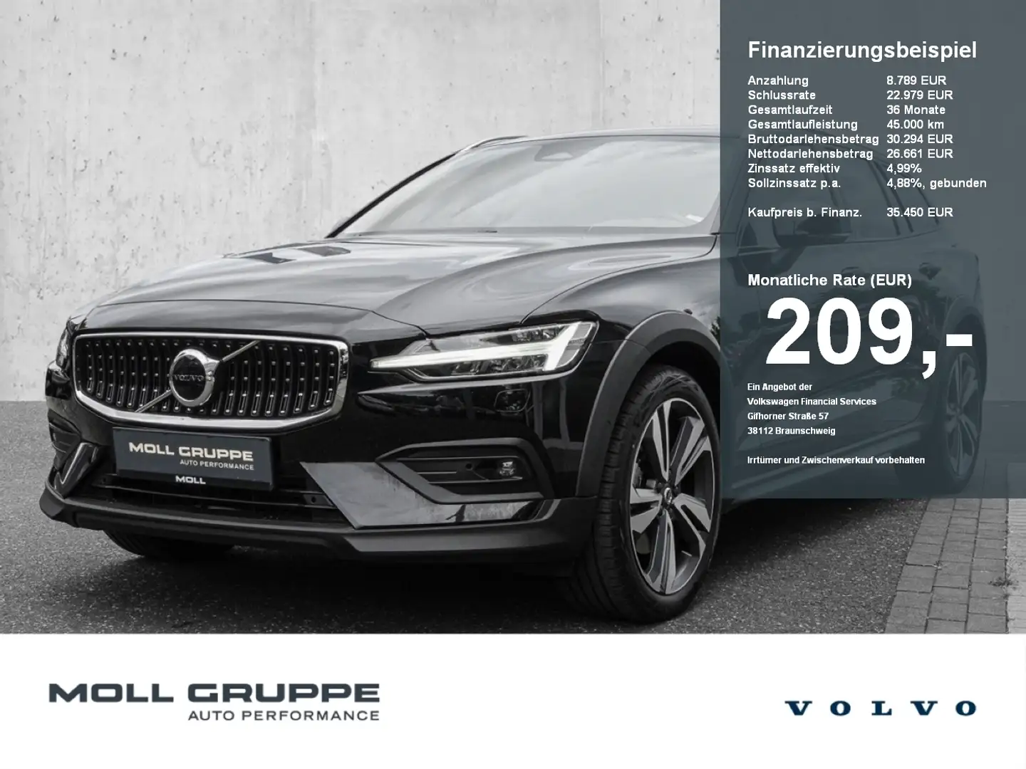 Volvo V60 Cross Country B4 (Diesel) AWD Plus LED Kamera Negru - 1