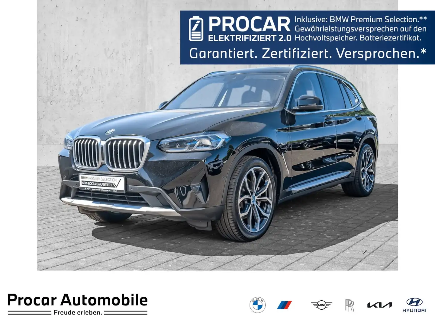 BMW X3 xDrive30e HUD PANO AHK RFK NAVI Laser DAB LM Negro - 1
