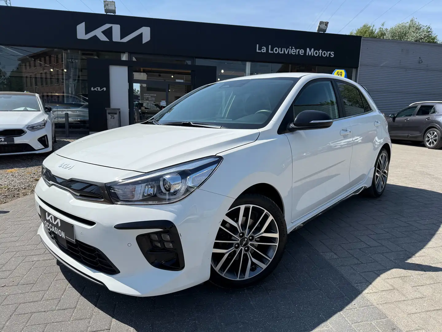 Kia Rio 1.2i GT-Line*FULL*CLIM*NAVI*CAMERA*GARANTIE 2029 Wit - 1