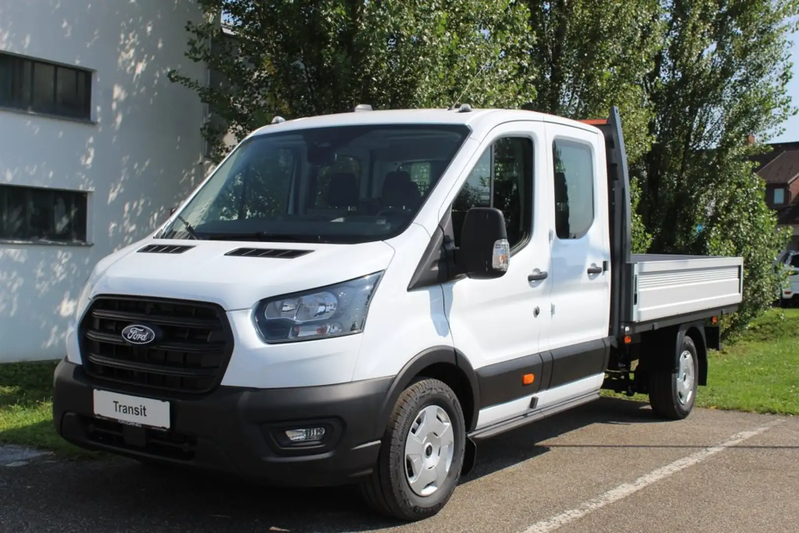Ford Transit Pritsche DOKA Trend 350L3H1 2.0EcoBlue 130PS Weiß - 1