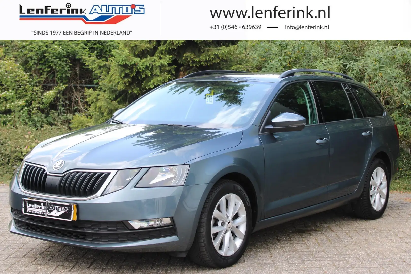 Skoda Octavia Combi 1.0 TSI 116 pk Ambition Navi, Trekhaak Airco Grijs - 1